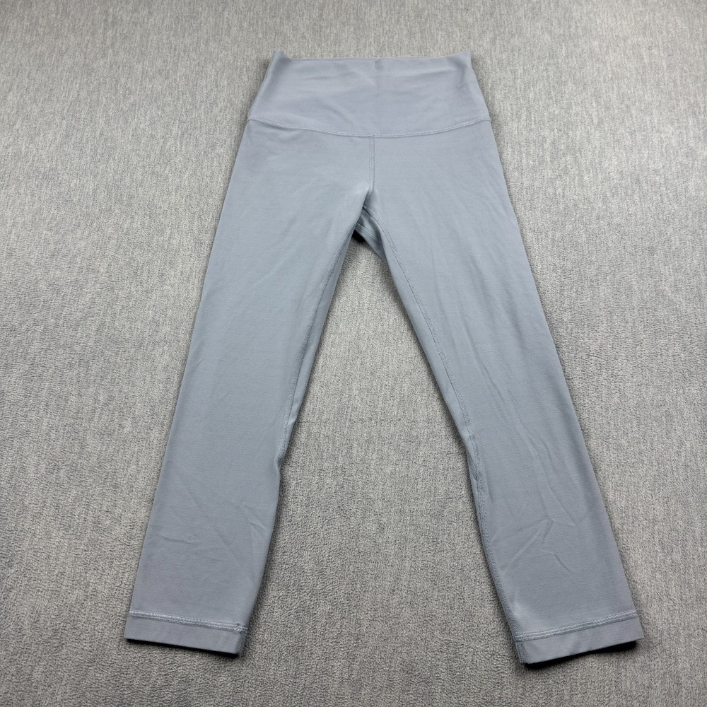 Lululemon Leggings Women 4 Blue Align Crop 21" Workout Gym Yoga Training Jogging